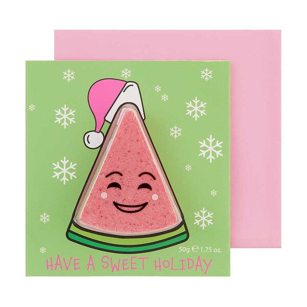 Bubble T Cosmetics Watermelon Bath Bomb Card (50G)
