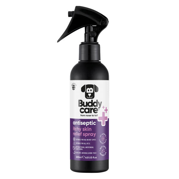 Buddycare - Pet Antiseptic Itchy Skin Relief Spray - 200Ml
