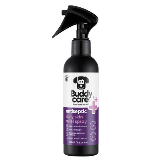 Buddycare - Pet Antiseptic Itchy Skin Relief Spray - 200Ml