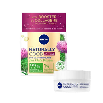 Nivea Naturally Good Anti-Aging Plumping Day Care Botanical Oils 50 Ml