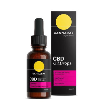 Cannaray Night Time Oil Drops 3000Mg 30Ml - Forest Fruit
