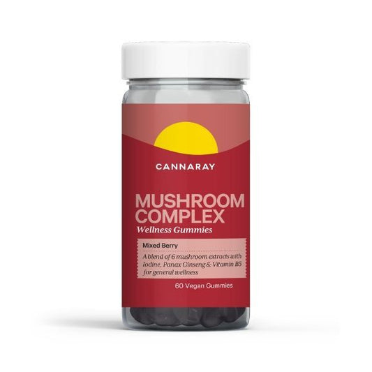 Cannaray Mushroom Complex Gummy (60 Count) - Mixed Berry