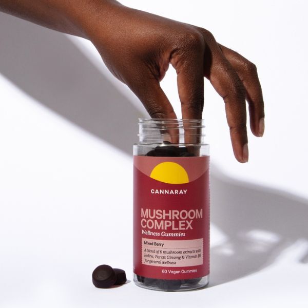 Cannaray Mushroom Complex Gummy (60 Count) - Mixed Berry