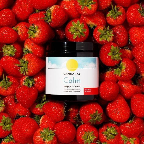 Cannaray Calm 10Mg Cbd Gummy (30 Count) - Strawberry