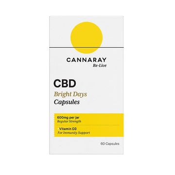 Cannaray Cbd Immunity Support Capsules 600Mg X 60