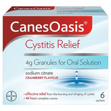 Canesoasis Cystitis Relief Cranberry Flavour 6 Sachets
