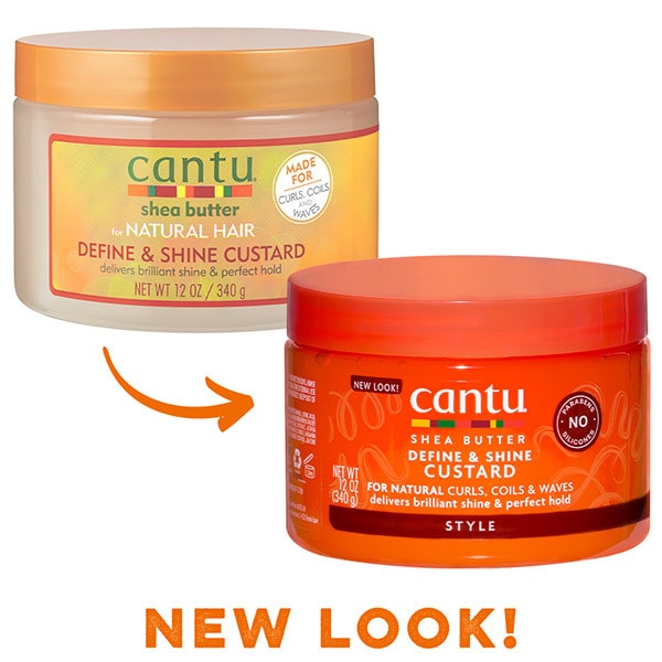 Cantu Shea Butter Natural Hair Define & Shine Custard 340G