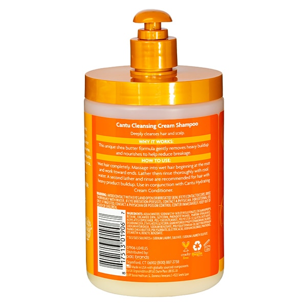 Cantu Shea Butter Natural Hair Cleansing Cream Shampoo 709Ml