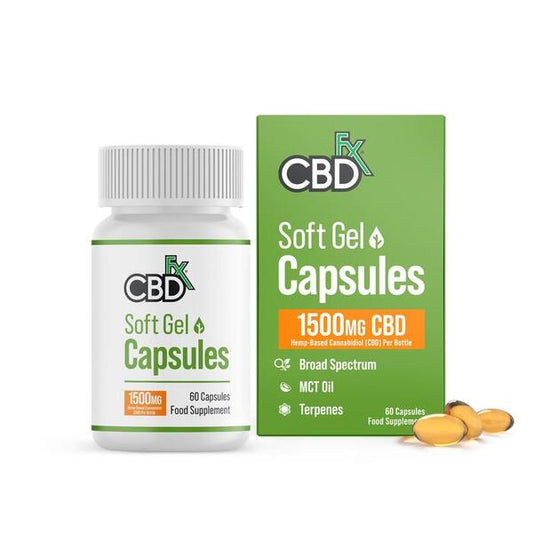 Cbdfx Soft Gel Capsules - 1500Mg Cbd