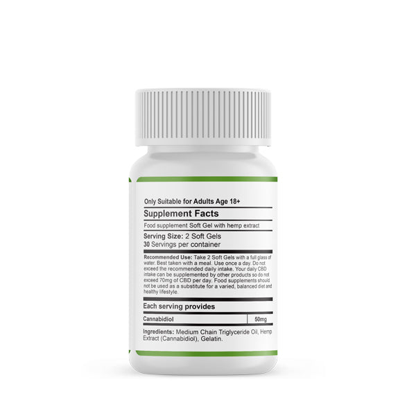 Cbdfx Soft Gel Capsules - 1500Mg Cbd