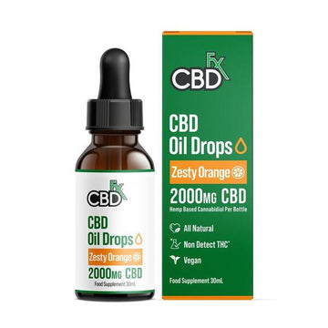 Cbdfx Zesty Orange Cbd Oil Drops 2000Mg Cbd