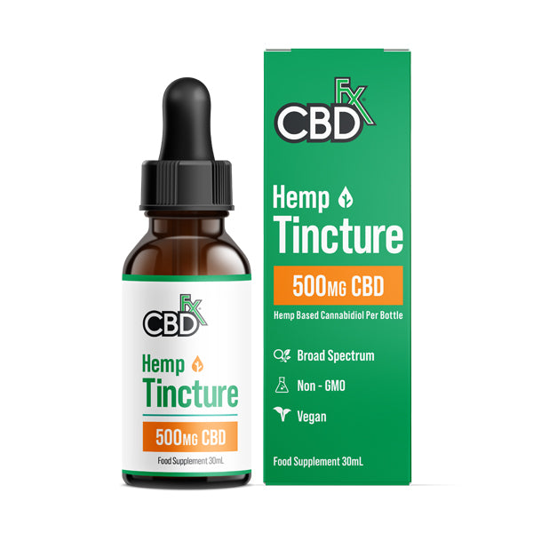 Cbdfx Cbd Oil Drops Natural Flavour - 500Mg Cbd