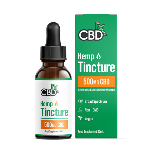 Cbdfx Cbd Oil Drops Natural Flavour - 500Mg Cbd
