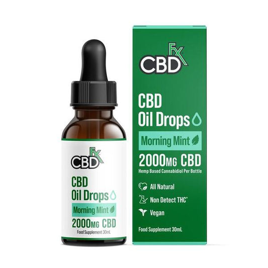 Cbdfx Morning Mint Cbd Oil Drops 2000Mg Cbd