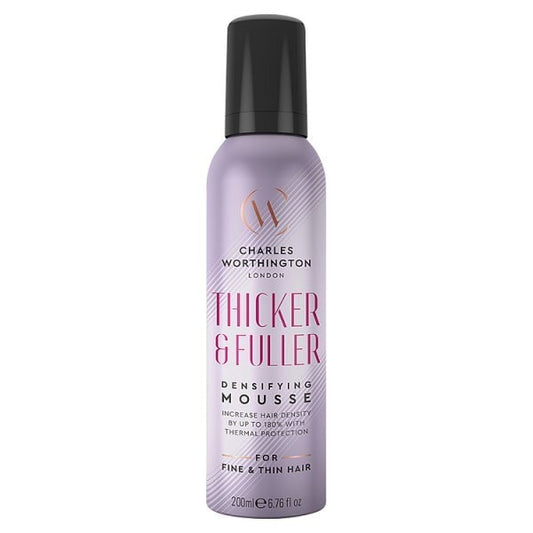 Charles Worthington Thickerandfuller Densifying Mousse 200Ml