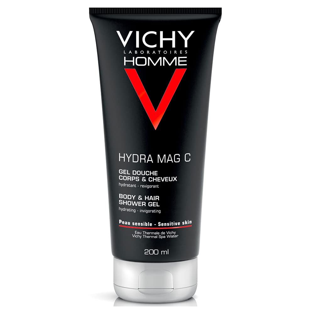 Vichy Homme Anti-Irritation Body Wash with Pure Vitamin C & Salicylic Acid