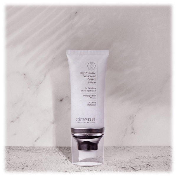Cinere High Protection Sunscreen Cream Spf 50 With Vitamin E