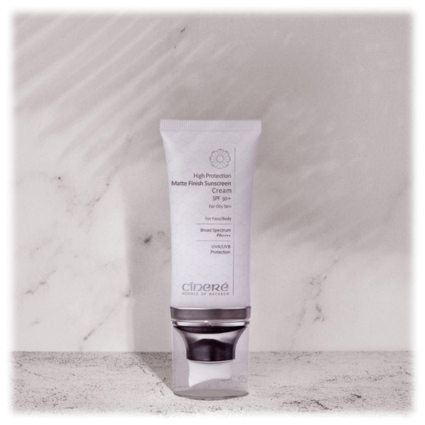 Cinere High Protection Sunscreen Cream Spf 50 Oily Skin