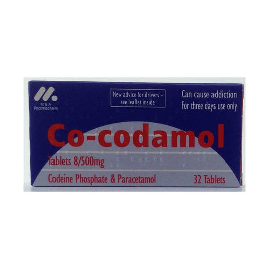 Co-Codamol 8/500Mg Pain Relief Tablets 32S