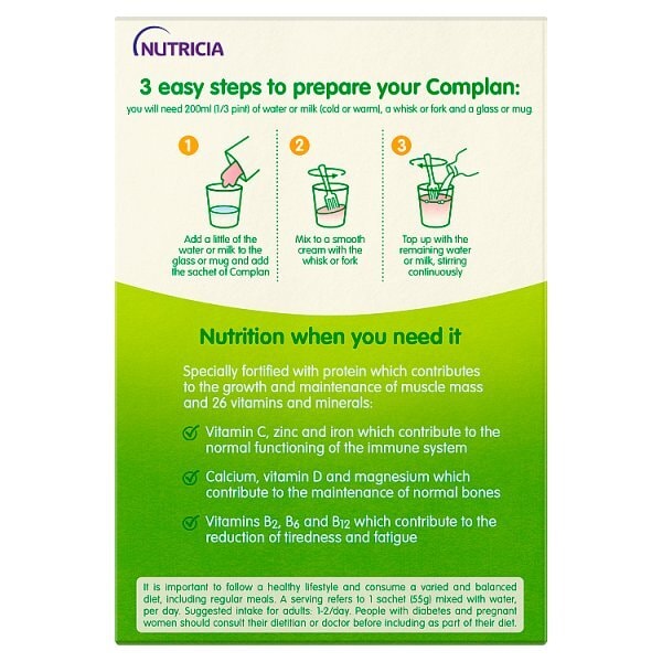 Complan Strawberry Nutritional Drink Sachet 4X55G