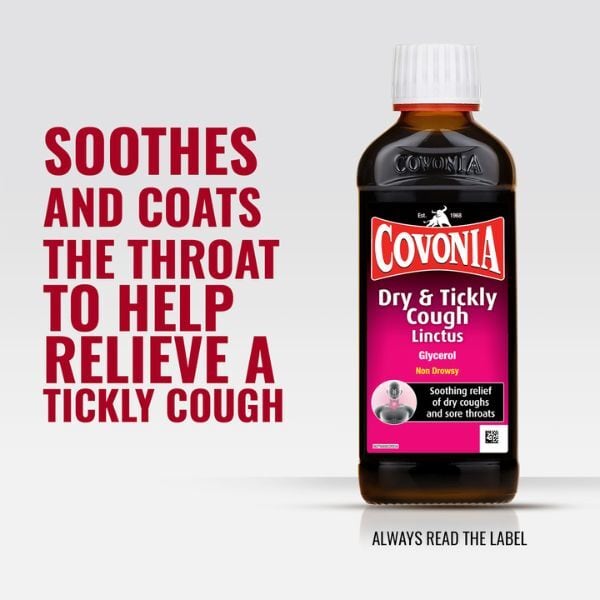 Covonia Dry And Tickly Cough Linctus Syrup 180Ml
