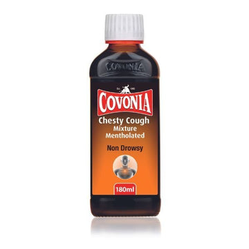 Covonia Chest Cough Mixture Mentholated 180Ml