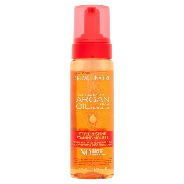 Creme Of Nature Argan Oil Style & Shine Foaming Mousse 207Ml