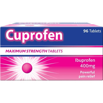 Cuprofen Max Strength 400Mg - 96 Tablets