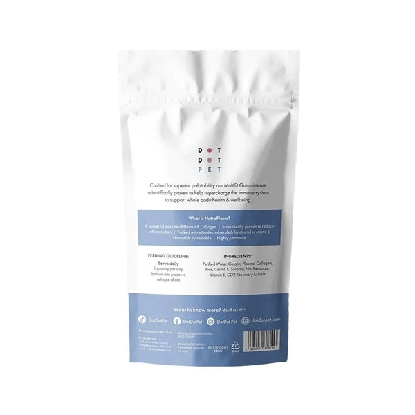 Dotdotpet Multifit Gummies Functional Treats Cat 30 Gummies