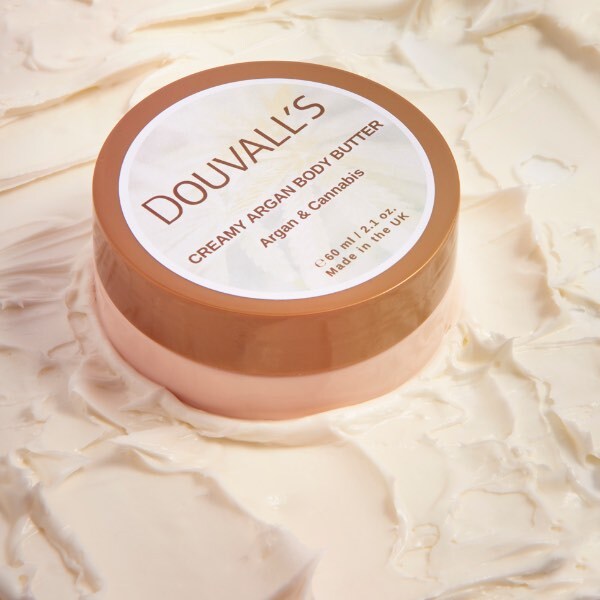 Douvall'S Organic Creamy Argan Body Butter 60Ml Hemp