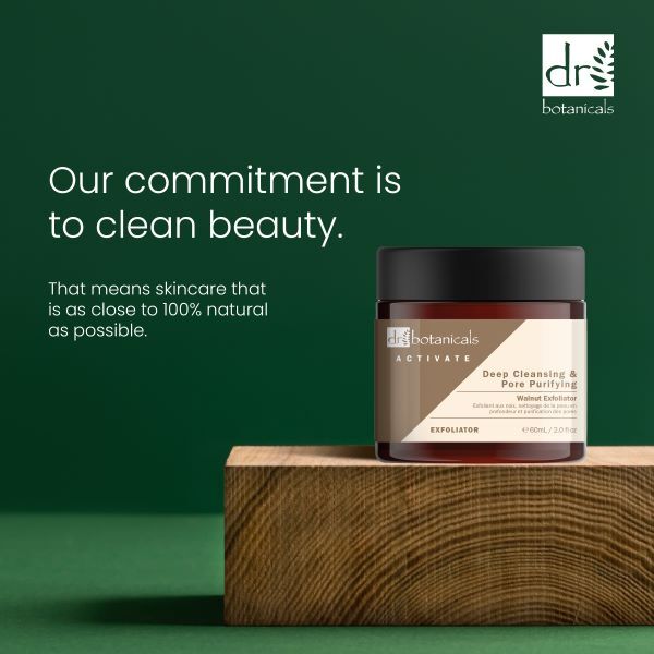 Dr.Botanicals Cleansing & Pore Purifying Walnut Exfoliator