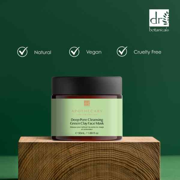 Dr.Botanicals Deep Pore Clay Face Mask Twin Pack 2 X 50Ml