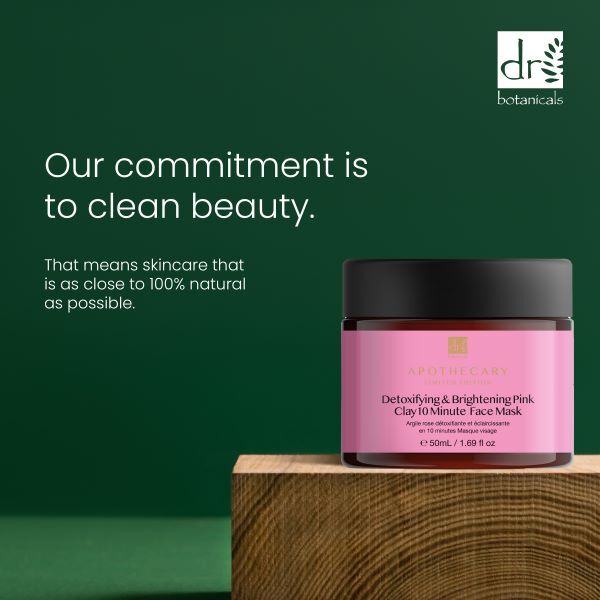 Dr.Botanicals Detoxifying Pink Clay 10 Minute Face Mask