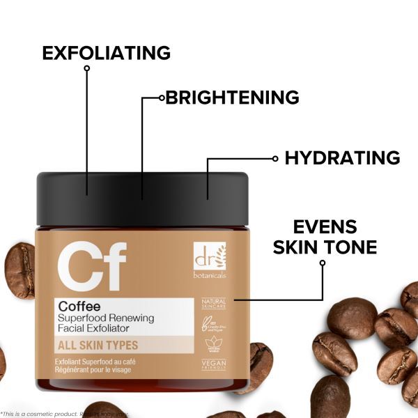 Dr.Botanicals Coffee Superfood Renewing Facial Exfoliator