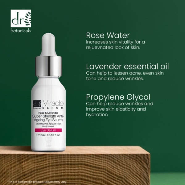 Dr.Botanicals Rose & Lavender Anti-Aging Eye Serum 15Ml