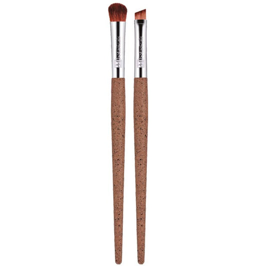 Dr.Botanicals Coffee Ground Set Of 2 Eye Brushes