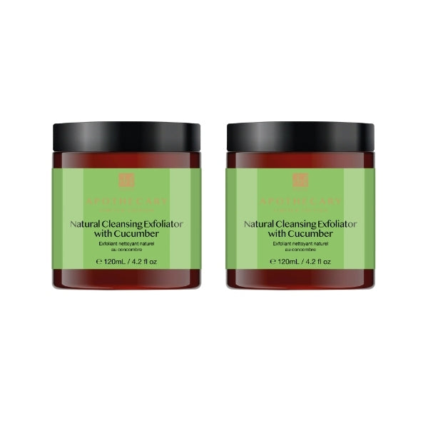 Dr.Botanicals Exfoliator With Cucumber Twin Pack 2 X 120Ml