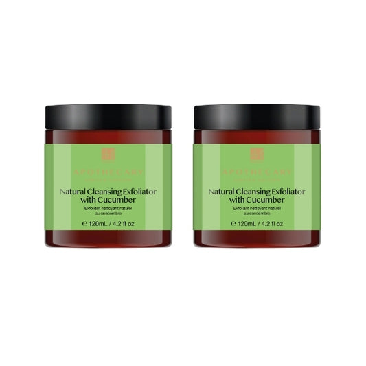 Dr.Botanicals Exfoliator With Cucumber Twin Pack 2 X 120Ml