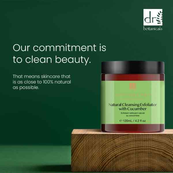 Dr.Botanicals Exfoliator With Cucumber Twin Pack 2 X 120Ml