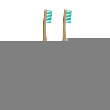 Dr.Botanicals Bamboo Toothbrush Green Twin Savings Pack