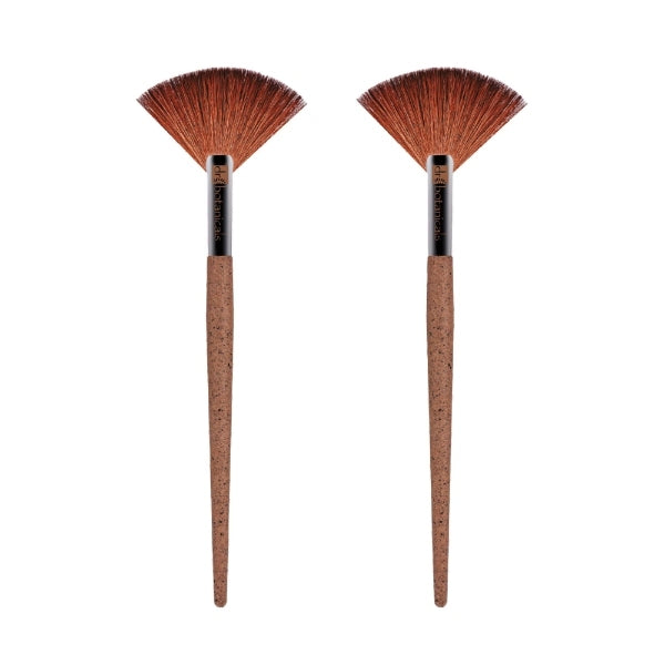Dr.Botanicals Coffee Ground Fan Brush Twin Value Pack