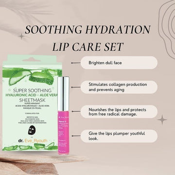 Dr.Ever Youth Aloe Vera Sheet Mask + Lip Plump