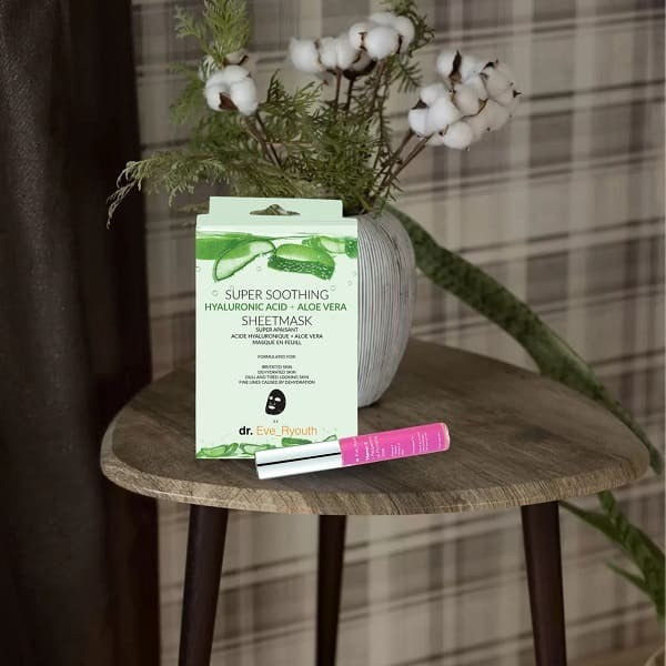 Dr.Ever Youth Aloe Vera Sheet Mask + Lip Plump