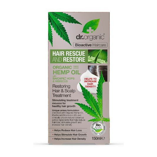 Dr.Organic Hemp Oil Hair & Scalp Treatment Mousse
