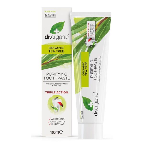 Dr.Organic Tea Tree Toothpaste 100Ml