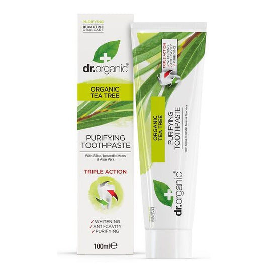 Dr.Organic Tea Tree Toothpaste 100Ml