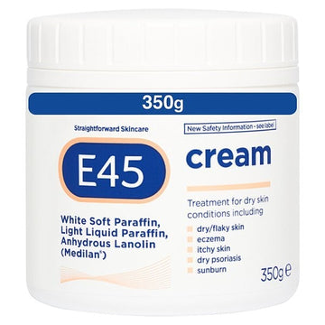 E45 Moisturising Cream For Dry Skin 350G