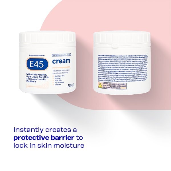E45 Moisturising Cream For Dry Skin 350G