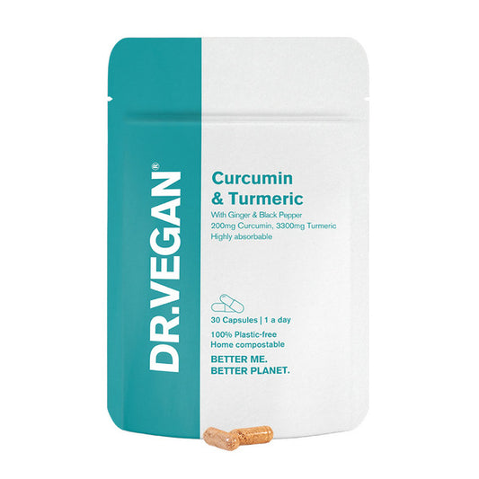 Dr.Vegan Curcumin & Turmeric | 30 Day Supply
