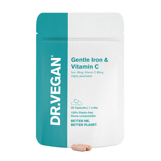 Dr.Vegan Gentle Iron & Vitamin C | 30 Day Supply